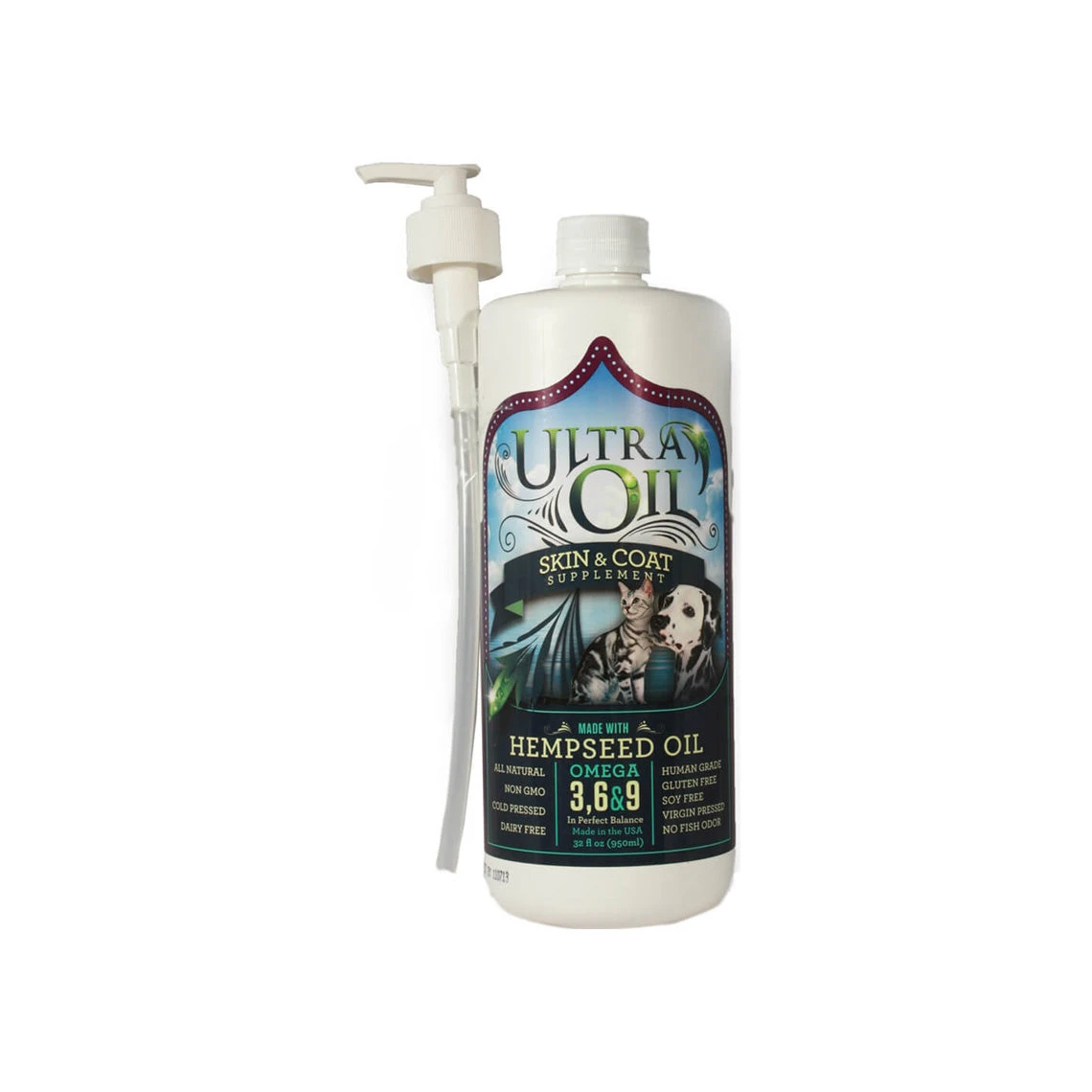 Ultra Oil Skin & Coat Supplement With Hempseed Oil - Image 2
