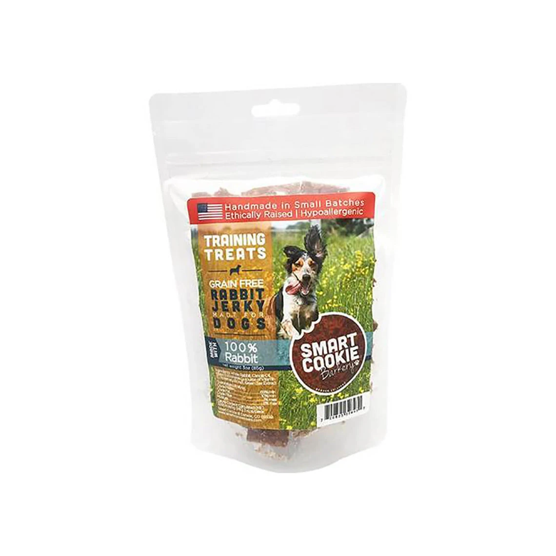 Smart Cookie 100% Rabbit Jerky Treats For Dogs 3 Oz