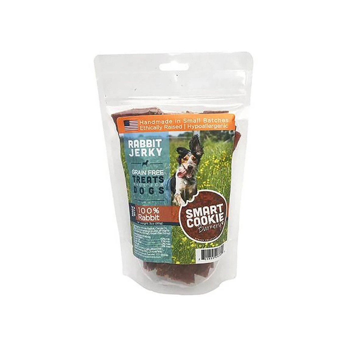 Smart Cookie 100% Rabbit Jerky Treats For Dogs 3 Oz - Image 2