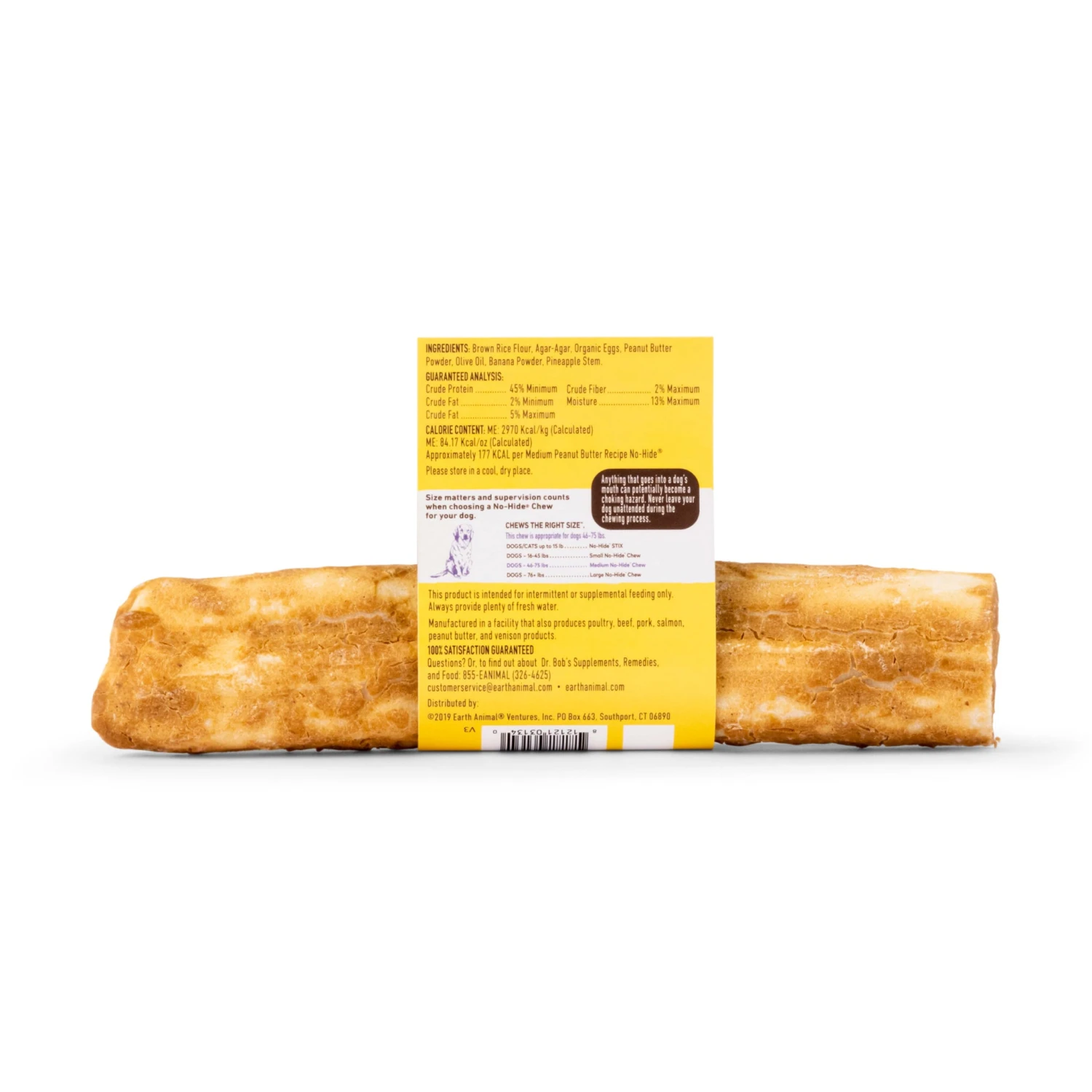 Earth Animal No-Hide Peanut Butter Single Chew For Dogs - Image 5