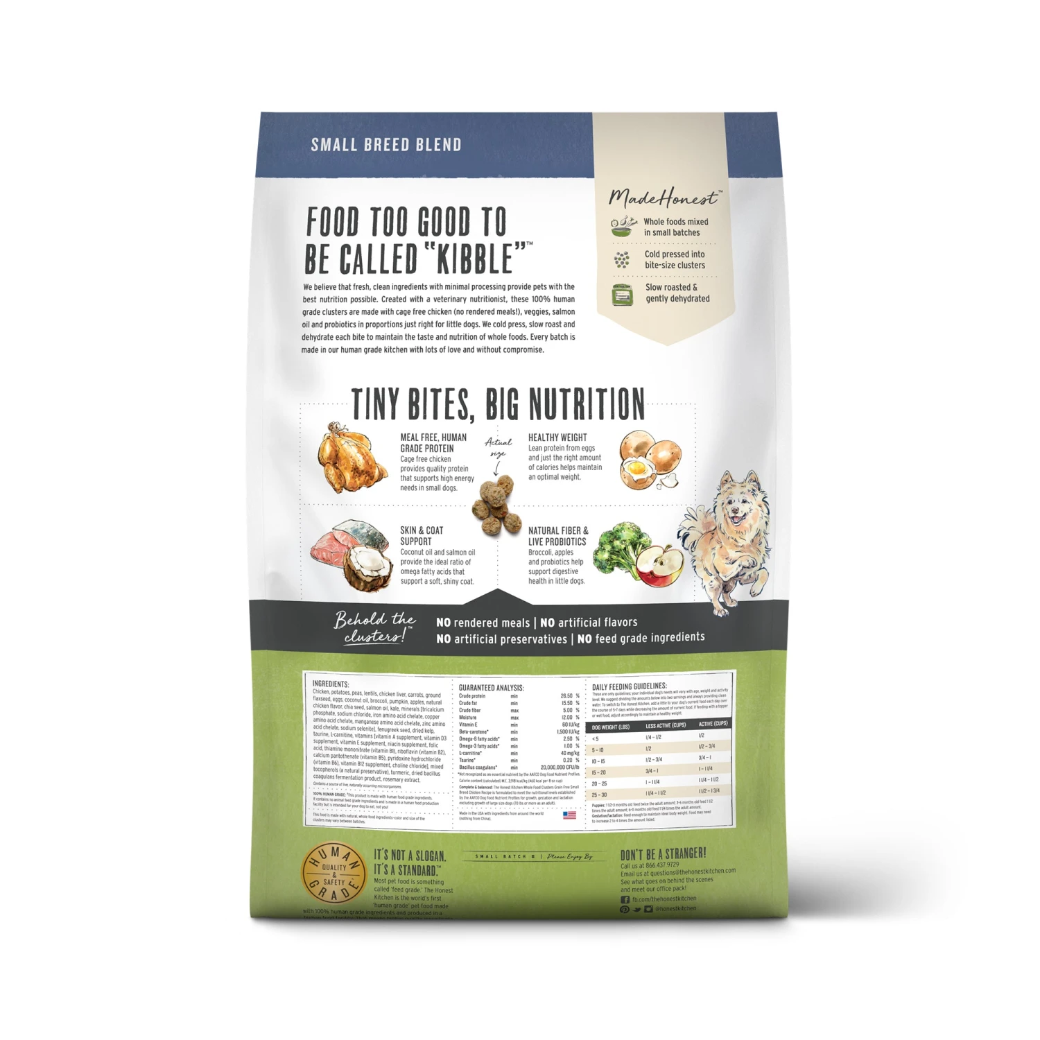 The Honest Kitchen Whole Grain Food Clusters Dog Food Small Breed - Image 4