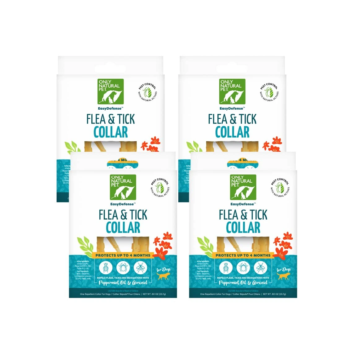 Only Natural Pet EasyDefense Flea & Tick Dog Collar Multi Pack - Image 2