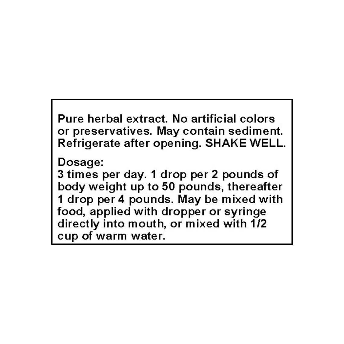 Only Natural Pet Aller Free 7 Herbal Liquid Formula For Dogs & Cats - Image 6