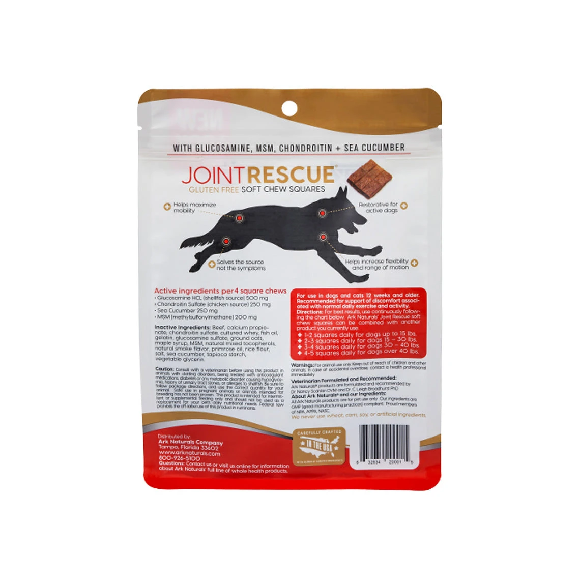 Ark Naturals Sea Mobility Joint Rescue Glucosamine Jerky Dog Treats - Image 2