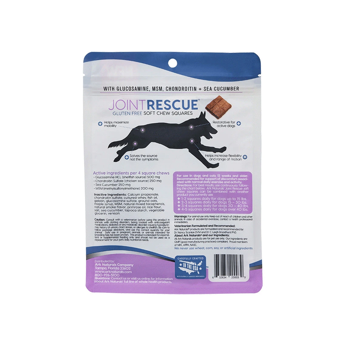 Ark Naturals Sea Mobility Joint Rescue Glucosamine Jerky Dog Treats - Image 14