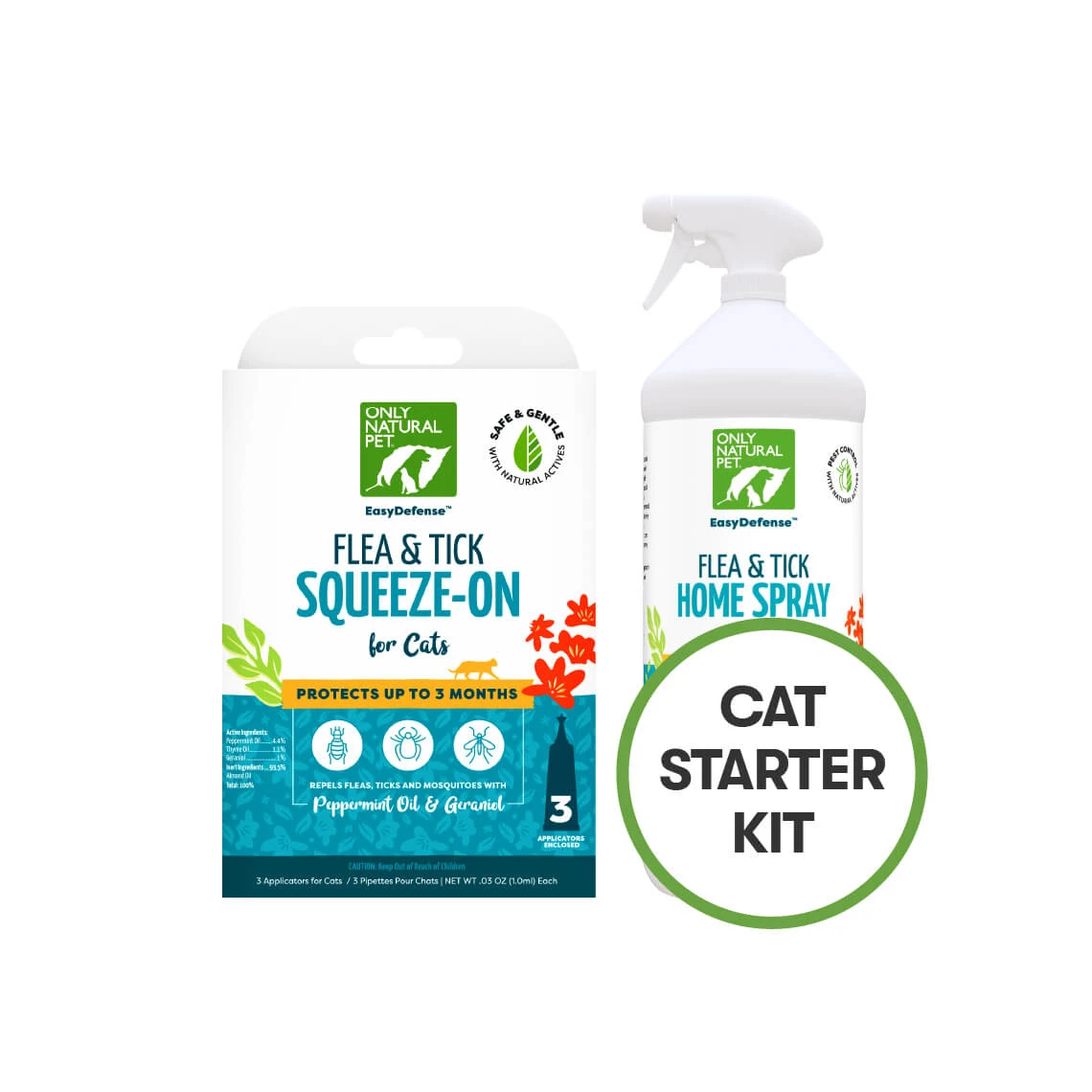Only Natural Pet Flea & Tick Starter Kits For Cats - Image 2