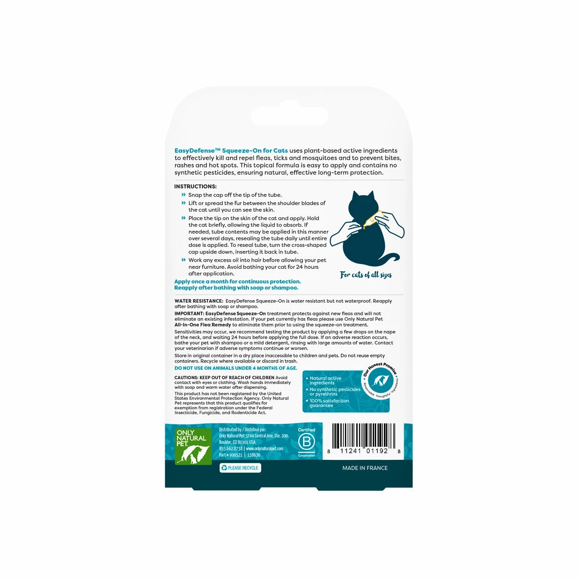 Only Natural Pet Flea & Tick Starter Kits For Cats - Image 4