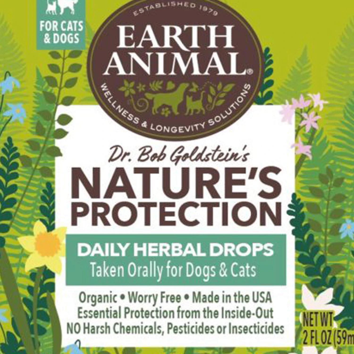 Earth Animal Nature's Protection Daily Herbal Flea & Tick Drops For Dogs & Cats - Image 3