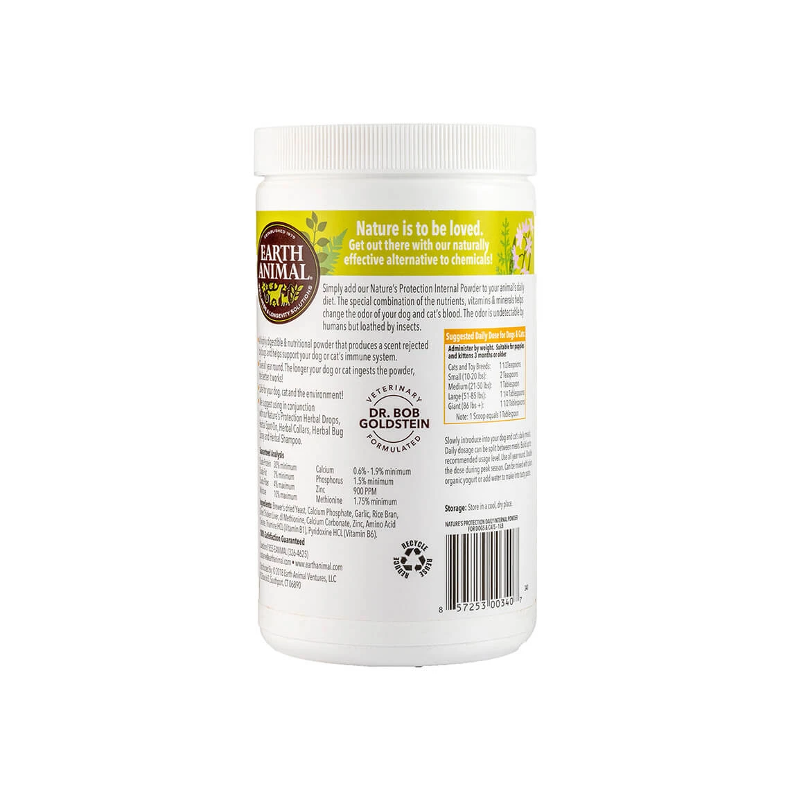 Earth Animal Nature's Protection Daily Internal Powder For Dogs & Cats - Image 3
