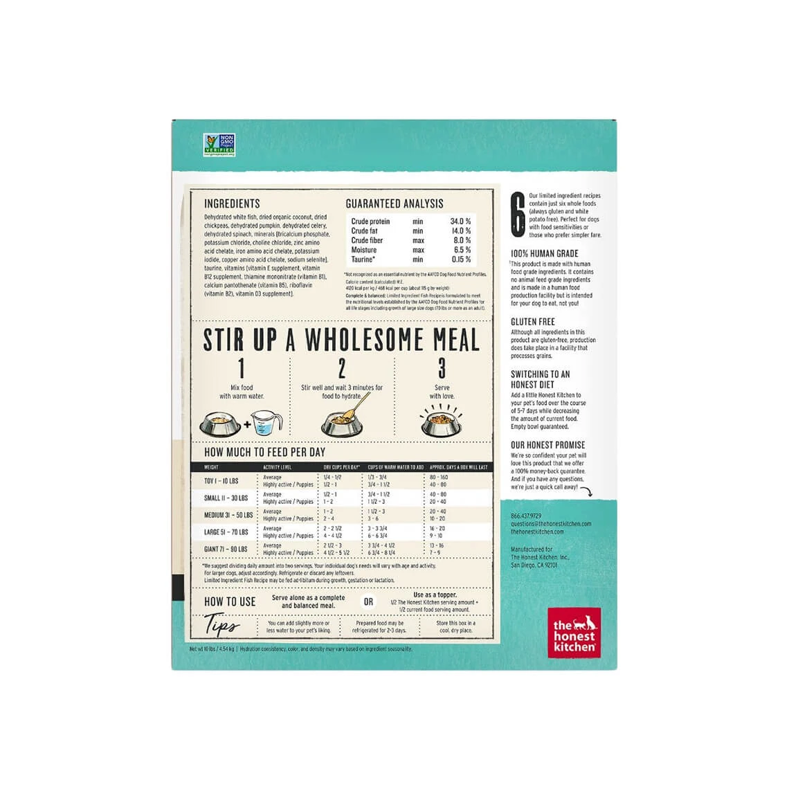 The Honest Kitchen Grain Free Limited Fish Dehydrated Dog Food - Image 2