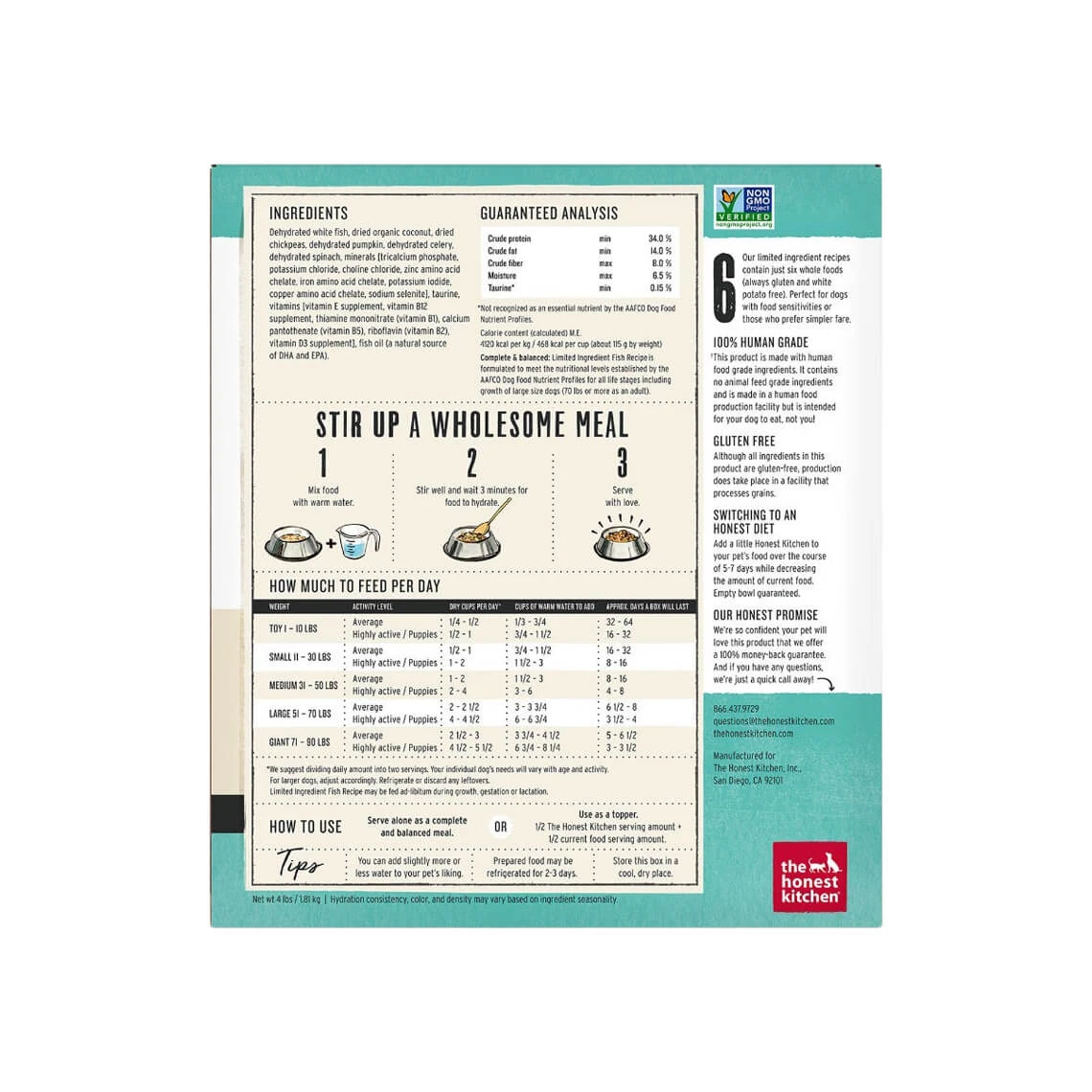 The Honest Kitchen Grain Free Limited Fish Dehydrated Dog Food - Image 4