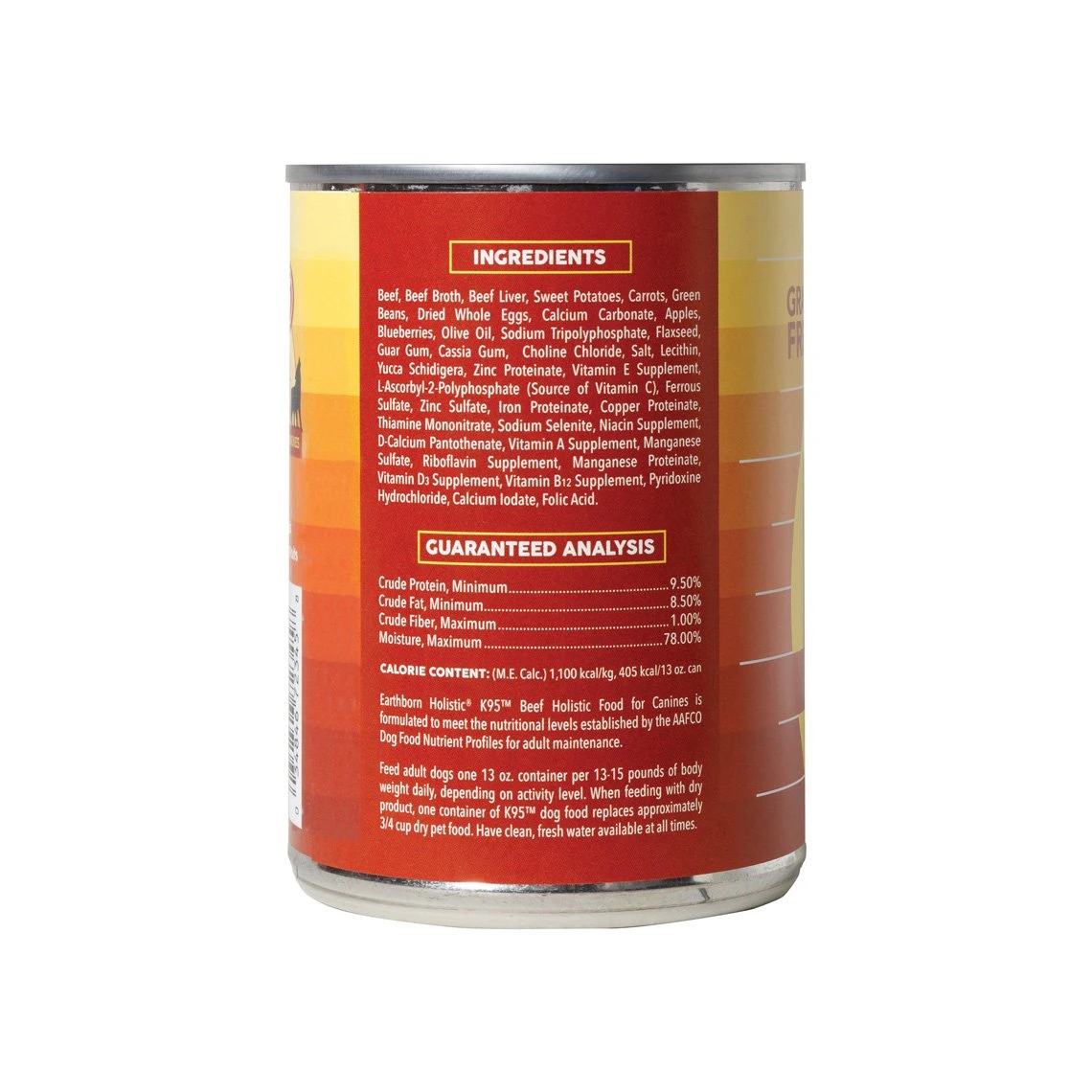 Earthborn Holistic K95 95% Real Meat Grain-Free Wet Canned Dog Food - Image 3