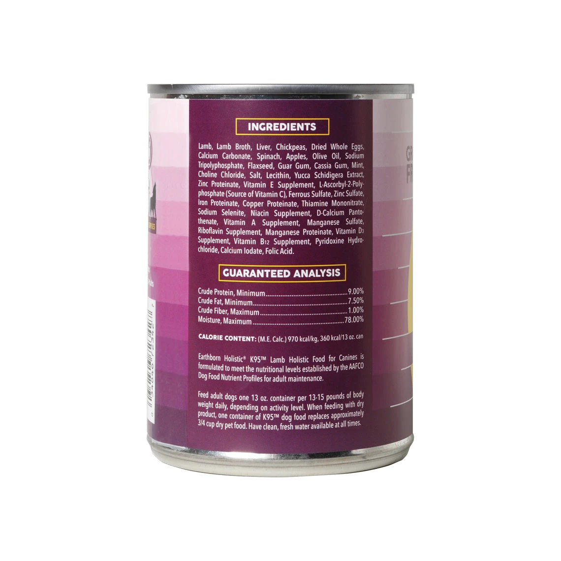 Earthborn Holistic K95 95% Real Meat Grain-Free Wet Canned Dog Food - Image 11