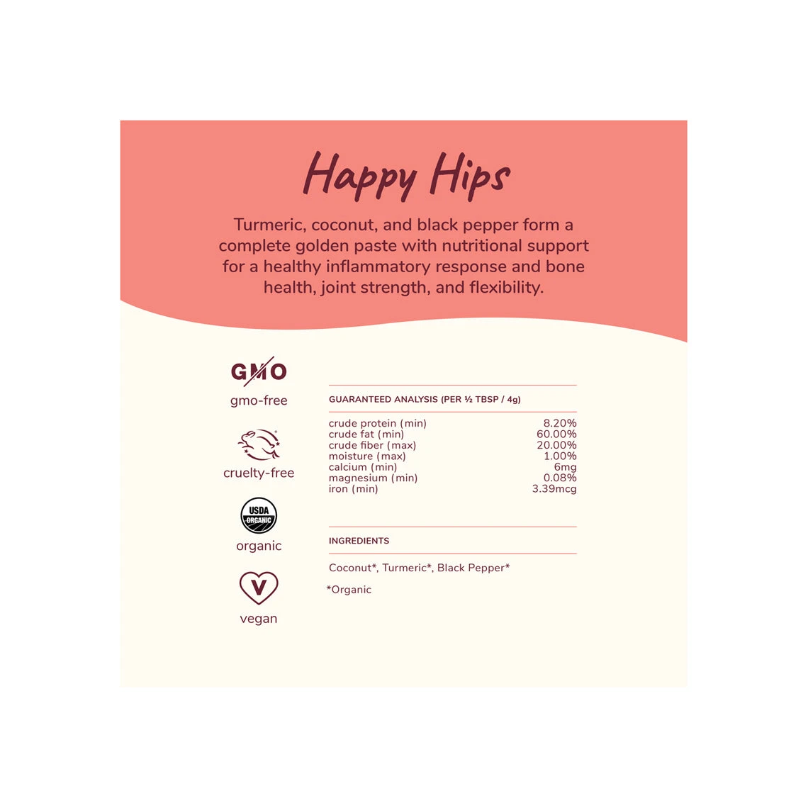 Kin + Kind Organic Hip & Joint Supplement For Cats & Dogs - Image 2