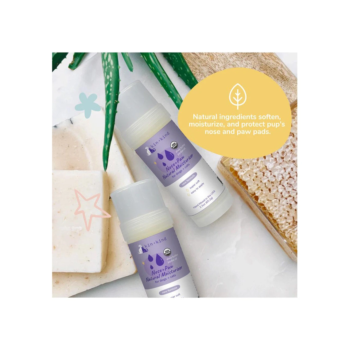 Kin + Kind Organic Nose & Paw Stick For Dogs - Image 4