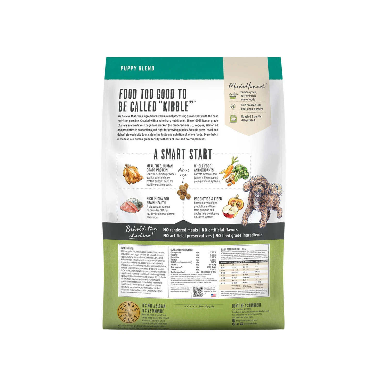 The Honest Kitchen Whole Grain Food Clusters Dog Food Puppy - Image 4