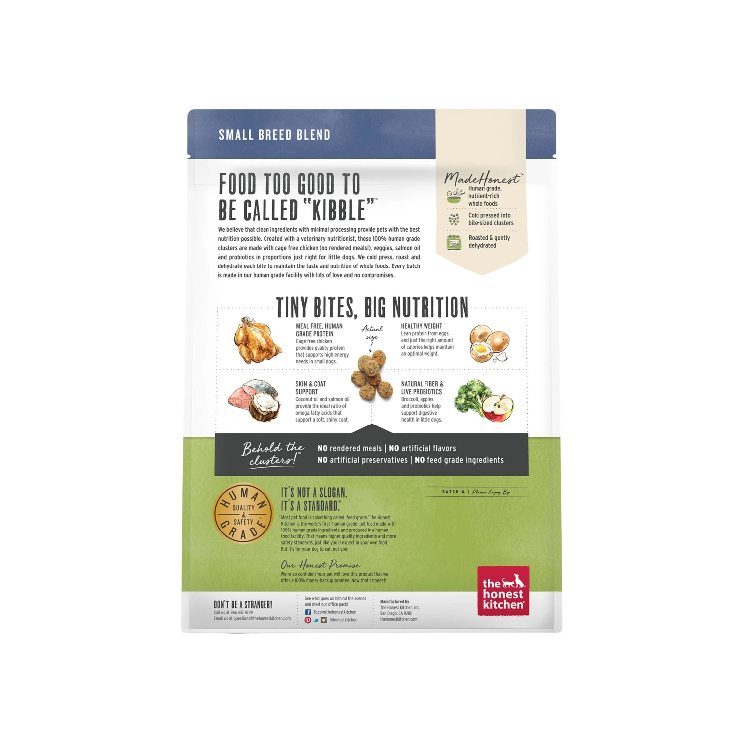 The Honest Kitchen Whole Grain Food Clusters Dog Food Small Breed - Image 2
