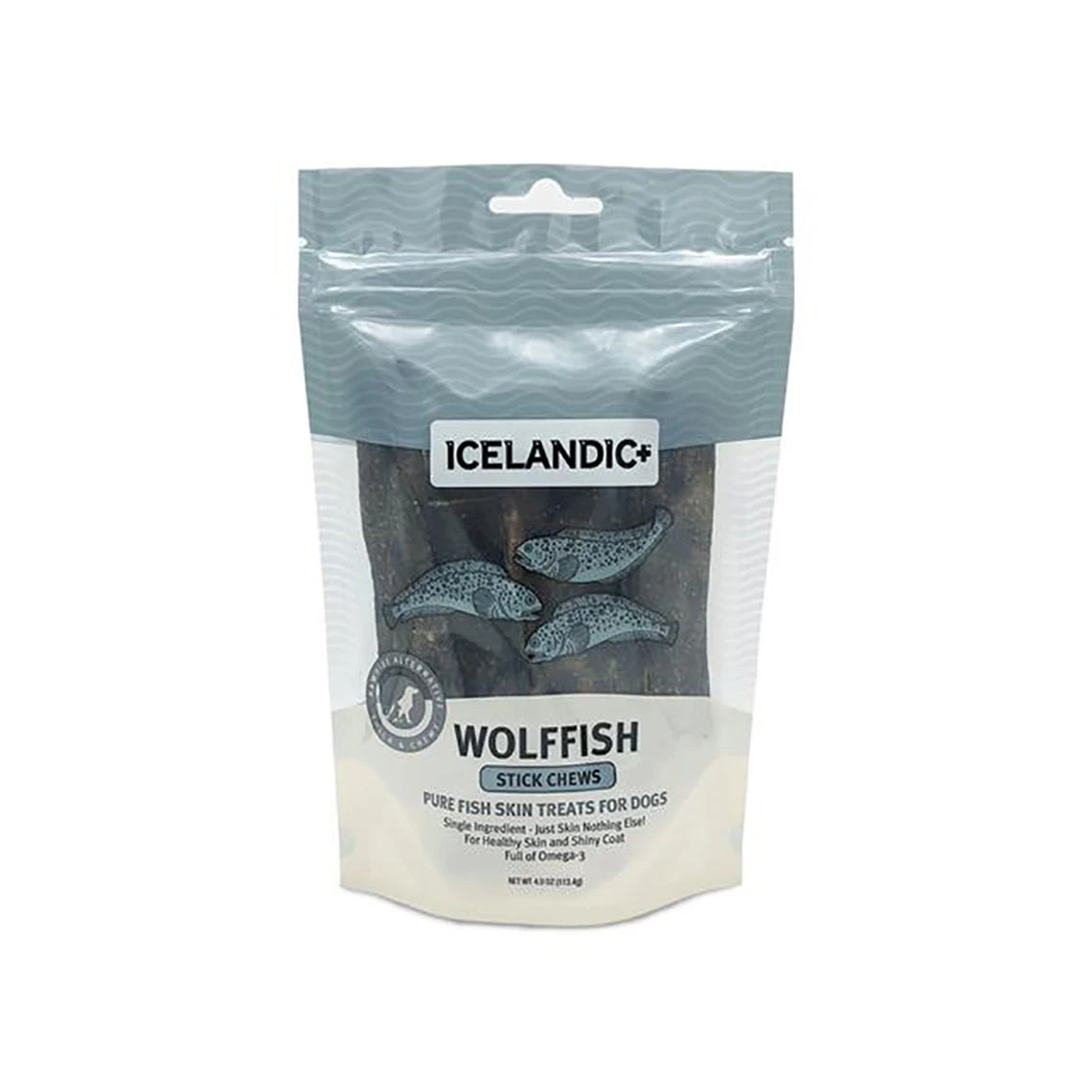 Icelandic+ Single Ingredient Wolffish Chews For Dogs