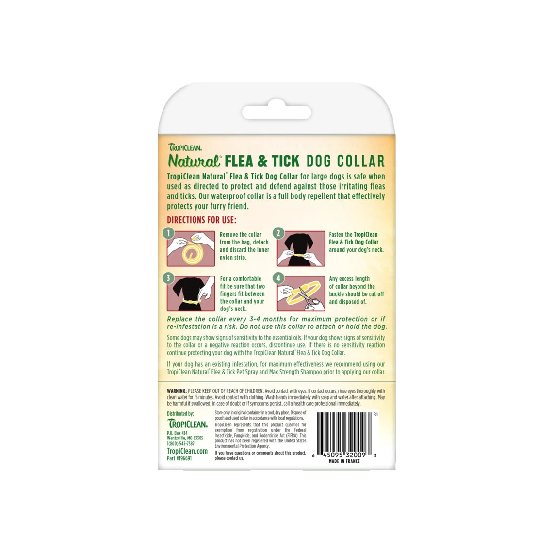 Tropiclean Natural Flea & Tick Collar For Dogs - Image 4